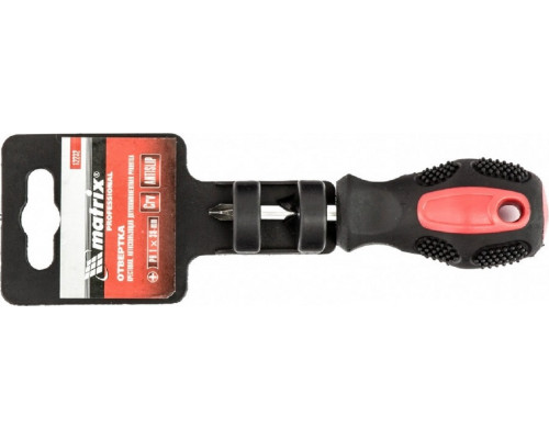 Отвертка крестовая MATRIX 12232 Anti-slip, PH1х38 мм