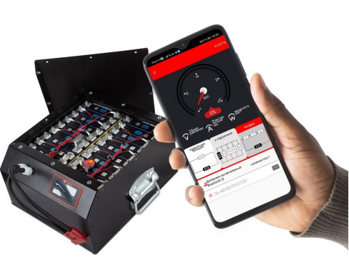 Аккумулятор SKN LiFePo4 24V 112Ah (100A) без дисплея, BMS смарт, литиевый тяговый 025103