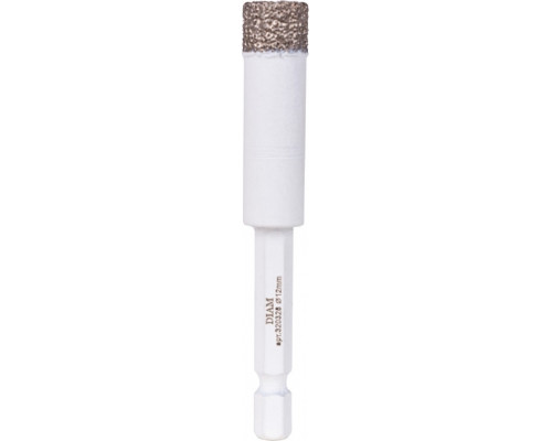 Сверло алмазное DIAM 12x35x1/4 HEX-E Extra Line V-TECH (в спекание) 320328