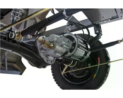 Трицикл грузовой RUTRIKE D4 NEXT КАБИНА 1800 60V1500W Серый 2582 023400-2582