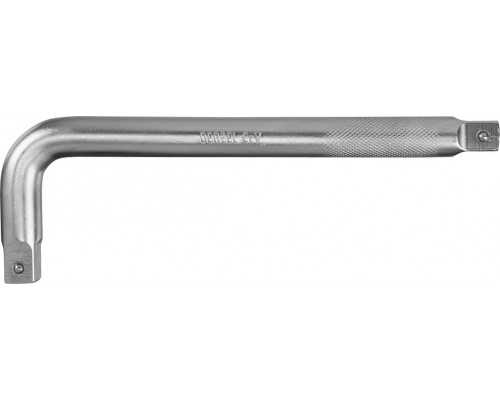 Вороток Denzel 14068 Г-образный 300х100 мм, квадрат 3/4", CrV, матовый