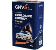 Масло моторное GNV Explosive Energy 5W30 Synthetic 4 л (металл. канистра) GEE1M10453040120530004