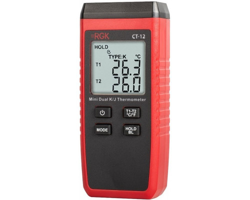 Измеритель температуры контактный RGK CT-12 + 2 шт TR-10S с поверкой 779951