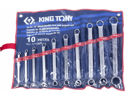 Набор ключей накидных KING TONY 10 предметов 1710MR 1710MR