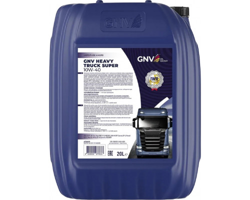Масло моторное GNV Heavy Truck Super 10W40 20 л GHT1011441011111040020