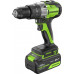 Дрель-шуруповерт аккумуляторная GREENWORKS GD24DD60 ударная, 24V, АКБ 4Ач и ЗУ 3704107CUB