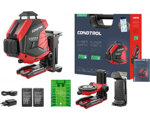 Лазерный нивелир CONDTROL Xliner Pento 360G Kit 1-2-410