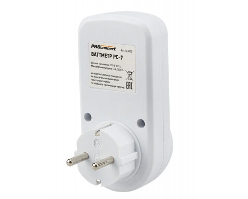 Ваттметр Proconnect 10-6103 PC-7 вертикальный однотарифный 16А