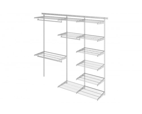 Гардеробная система ПРАКТИК HOME Max G210 белая S70199919001