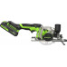 Пила циркулярная аккумуляторная GREENWORKS G24MCS 24V, АКБ 2Ач и ЗУ 1501207CUA