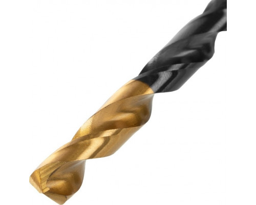 Сверло по металлу Denzel HSS-Tin, Golden Tip 7 мм, 10 шт 717217