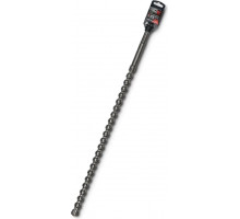 Бур SDS-Max METALLICA Ultra 25х670/530 мм по бетону Х-напайка, 2 спирали 906132