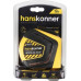 Рулетка HANSKONNER HK2010-02-10-27 противоударная с обрезиненным корпусом и магнитом