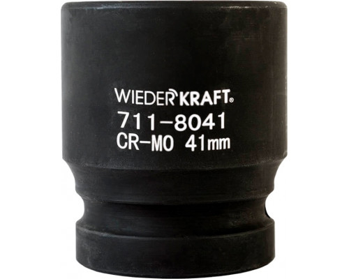 Ударные головки 6-ти гранные 1" WiederKraft WDK-711-8041 41 мм