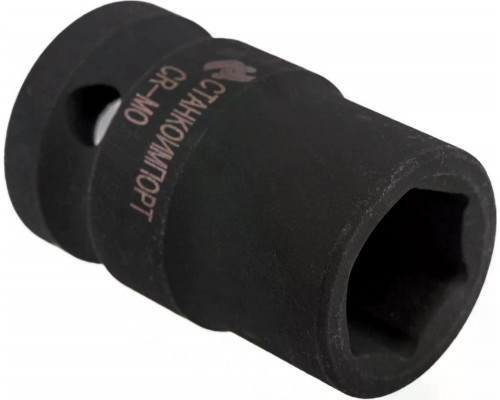 Ударная головка 6-гранная 1/2" STANKO CS-12.22.32 короткая 32 мм