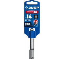Бур SDS-plus ЗУБР ПРОФИ-4Х 14x260 мм 29313-260-14