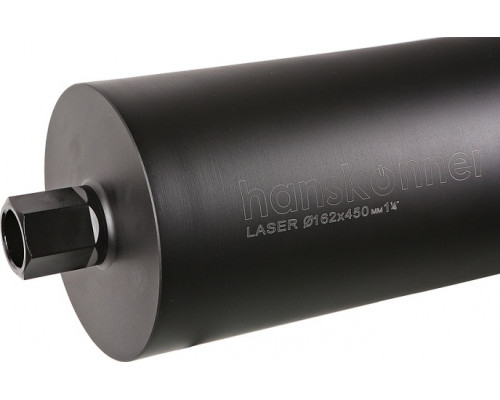 Алмазная коронка по железобетону HANSKONNER H1055-11-162 LASER 162 мм, 1 1/4