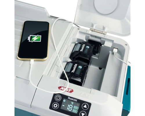 Холодильник MAKITA CW002GZ01 с подогревом, 50л
