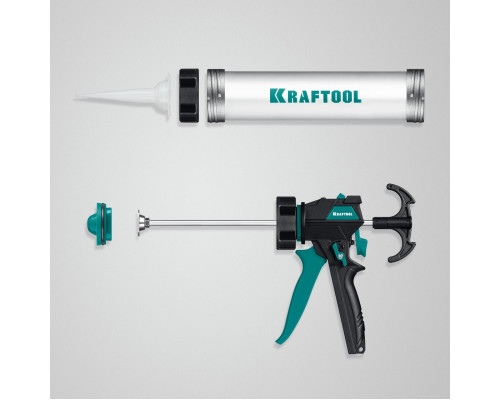 Пистолет для герметика KRAFTOOL ULTRA 310 мл универсальный закрытый 06677-31