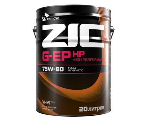 Масло трансмиссионное ZIC G-EP HP 75W80 20 л 192733