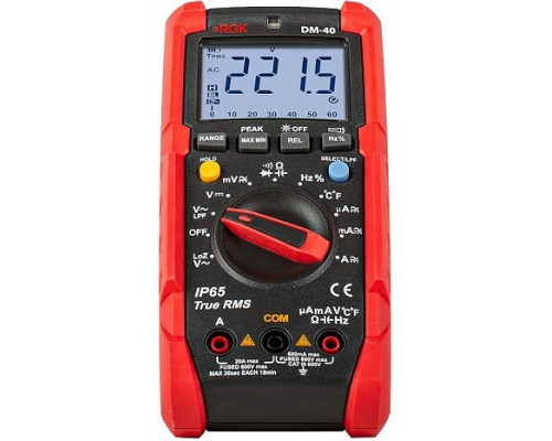 Мультиметр цифровой RGK DM-40 с поверкой 779661