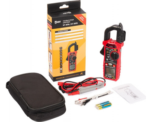 Клещи токоизмерительные КВТ KT 207D PROLINE цифровые 91920