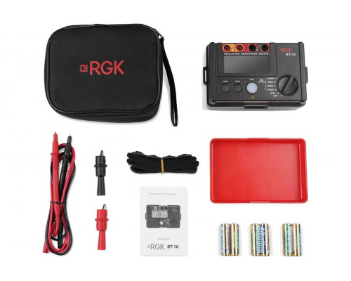 Мегаомметр RGK RT-10 с поверкой 721364