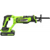 Пила сабельная аккумуляторная GREENWORKS GPT-BLRS-1 24V, АКБ 2Ач и ЗУ 1200607CUA
