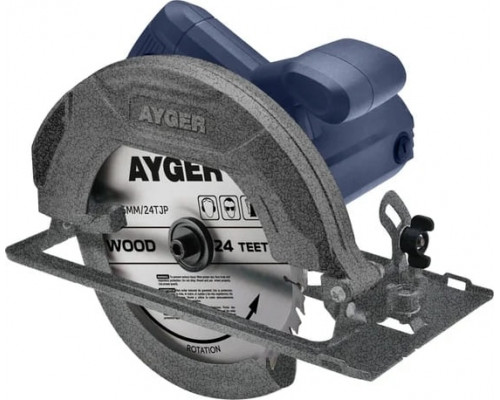 Пила циркулярная сетевая AYGER AR1500