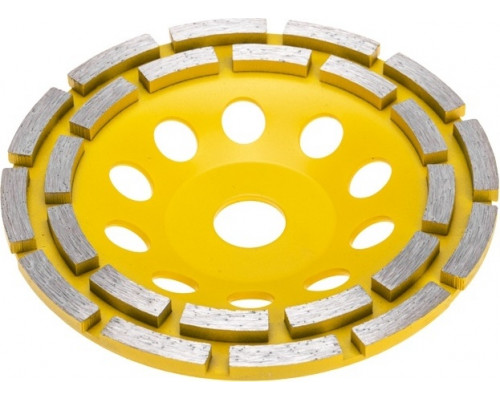 Алмазная чашка Kranz KR-90-0252 шлифовальная, двухрядная, 150х22,2мм