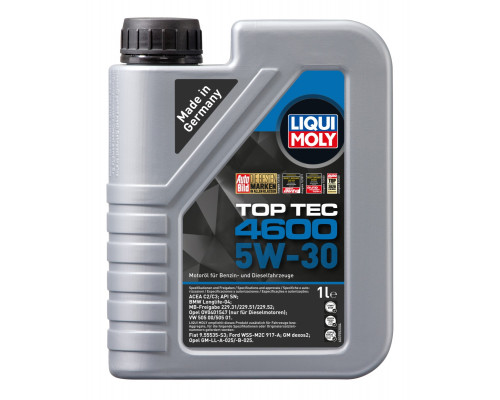 Масло моторное LIQUI MOLY SAE 5W30 Top Tec 4600 1 л 8032/2315 8032/2315