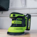 Виброшлифмашина эксцентриковая аккумуляторная GREENWORKS OS325 24V, АКБ 2Ач и ЗУ 3100907CUA