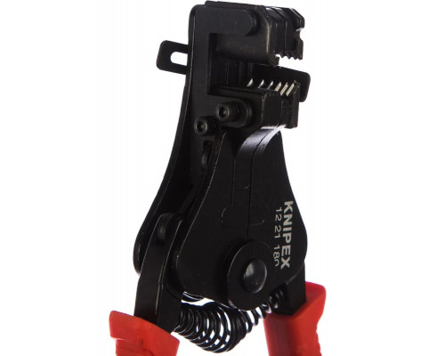 Стриппер KNIPEX KN-1221180SB со сменными фасонными ножами, 0.5-0.75/1/1.5/2.5/4