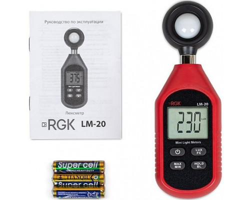 Измеритель освещенности RGK LM-20 776301