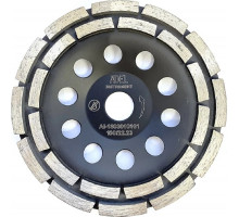 Алмазная чашка ADEL INSTRUMENT Ø150*22,2 двухрядная AI-1803010101