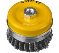 Щетка для УШМ STAYER PROFESSIONAL чашечная усиленная жгутированная стальная проволок 35137-100
