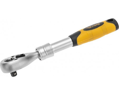 Трещотка Kranz KR-12-8413 ключ телескопический 1/4", 162-210 мм