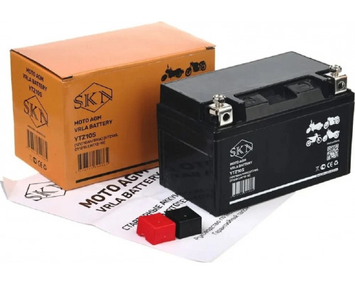 Аккумулятор SKN YTZ10S 12V 10Ah 190A для мототехники