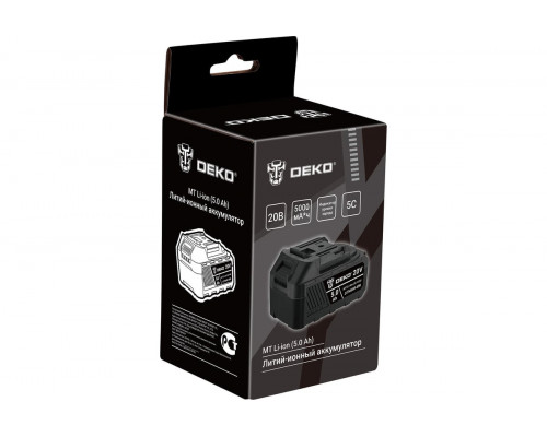 Аккумуляторная батарея DEKO 20V 5.0Ah Li-ion 084-1063 084-1063