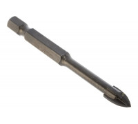Сверло по стеклу и керамике STAYER 6 х 70мм PROFI 4х кромка, HEX 1/4 2985-06_z01