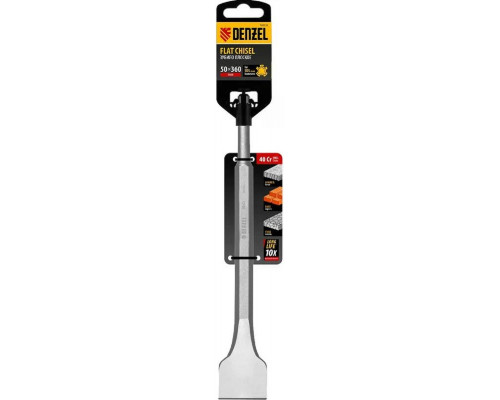 Зубило SDS-max Denzel 703135 плоское, широкое, 25х50х360 мм