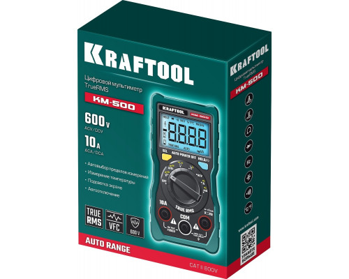Мультиметр цифровой KRAFTOOL KM-500 59856
