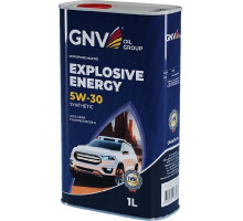 Масло моторное GNV Explosive Energy 5W30 Synthetic 1 л (металл. канистра) GEE1M10453040120530001