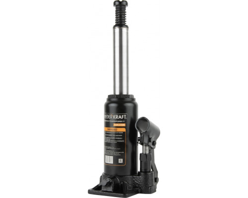 Домкрат бутылочный гидравлический WiederKraft WDK-81040, 4 т