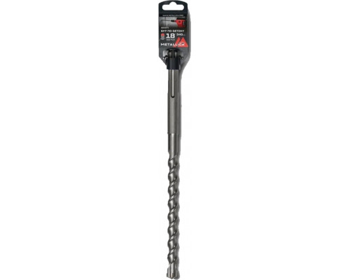 Бур SDS-Max METALLICA Ultra 18х340/200 мм по бетону Х-напайка, 2 спирали 905975