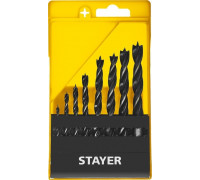 Набор сверл по дереву STAYER M-type 8 шт., 3-4-5-6-7-8-9-10, 2942-H8_z02