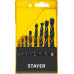Набор сверл по дереву STAYER M-type 8 шт., 3-4-5-6-7-8-9-10, 2942-H8_z02