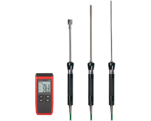 Измеритель температуры контактный RGK CT-12 с зондами TR10A, TR10S, TR10W