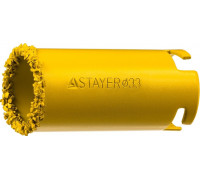 Коронка кольцевая STAYER PROFESSIONAL с карбидно-вольфрамовой крошкой, d=53мм 33345-53