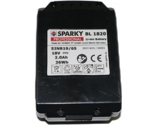 Аккумулятор SPARKY BL 1820 / 2 Ah 20008712700